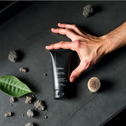 Volcanic Glow Men's Exfoliating Face Scrub