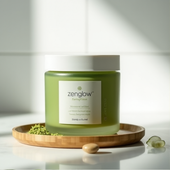 ZenGlow Matcha Green Tea Antioxidant Clay Mask